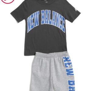 NEW BALANCE Little Boys 2pc Graphic Tee And Shorts Set