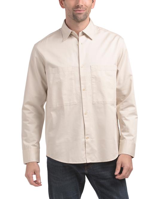 NN07 Organic Cotton And Tencel Blend Freddy Long Sleeve Shirt