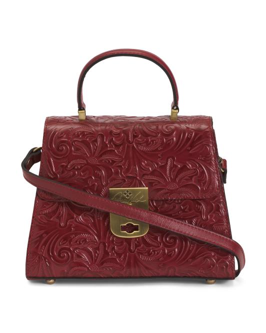 PATRICIA NASH Leather Chauny Satchel