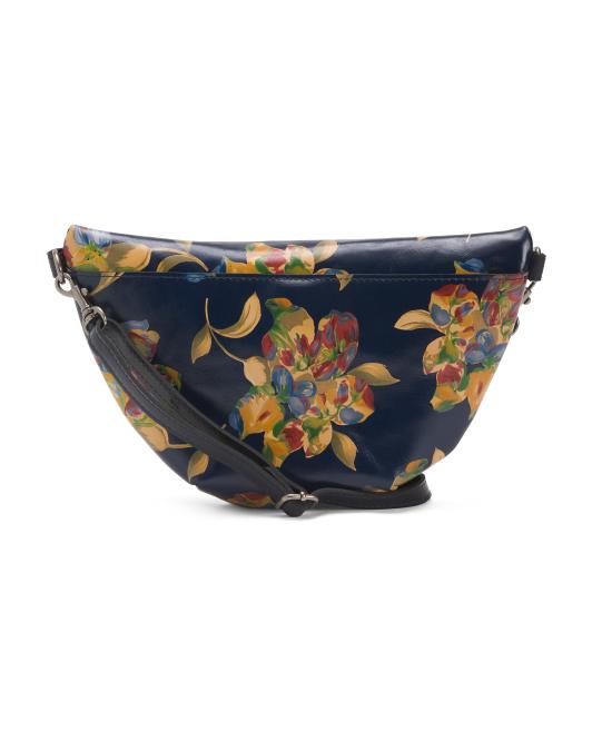 PATRICIA NASH Leather Tinchi Convertible Sling Crossbody With Adjustable Strap