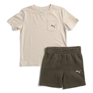 PUMA 2pc Short Sleeve Tee And Shorts Set