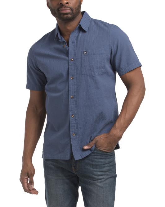 QUIKSILVER Gunther Seersucker Shirt