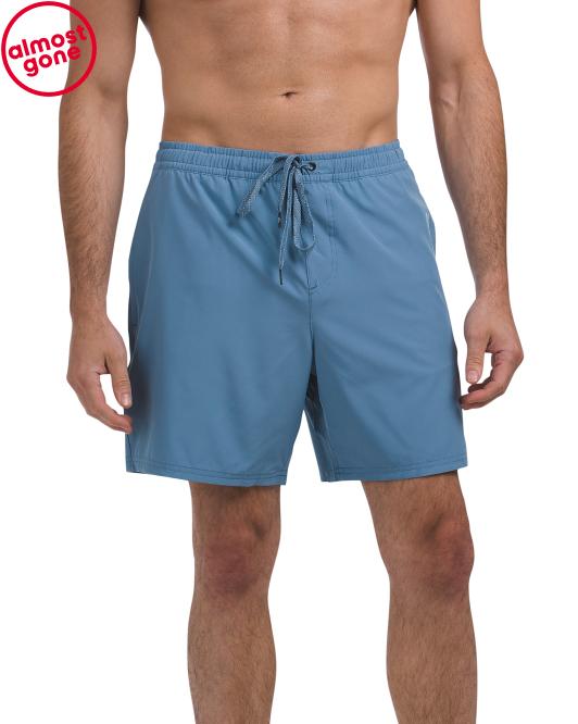 QUIKSILVER Quick Dry Stretch Wind Logo Volley Shorts