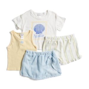 RACHEL ZOE Little Girls 4px Mix And Match Set