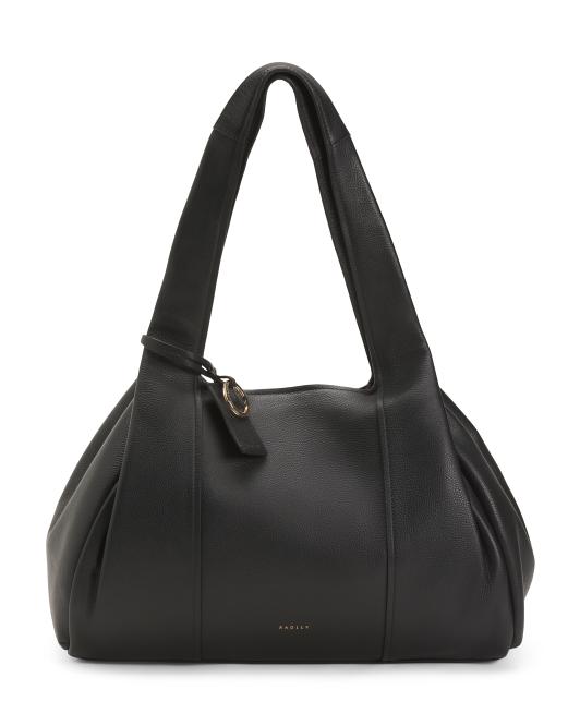 RADLEY LONDON Leather Stanhope Square Large Ziptop Shoulder Bag