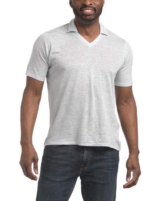 RAG & BONE Linen Classic Johnny Polo