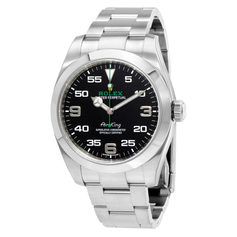 Air King Black Dial Stainless Steel Men's Watch BKAO