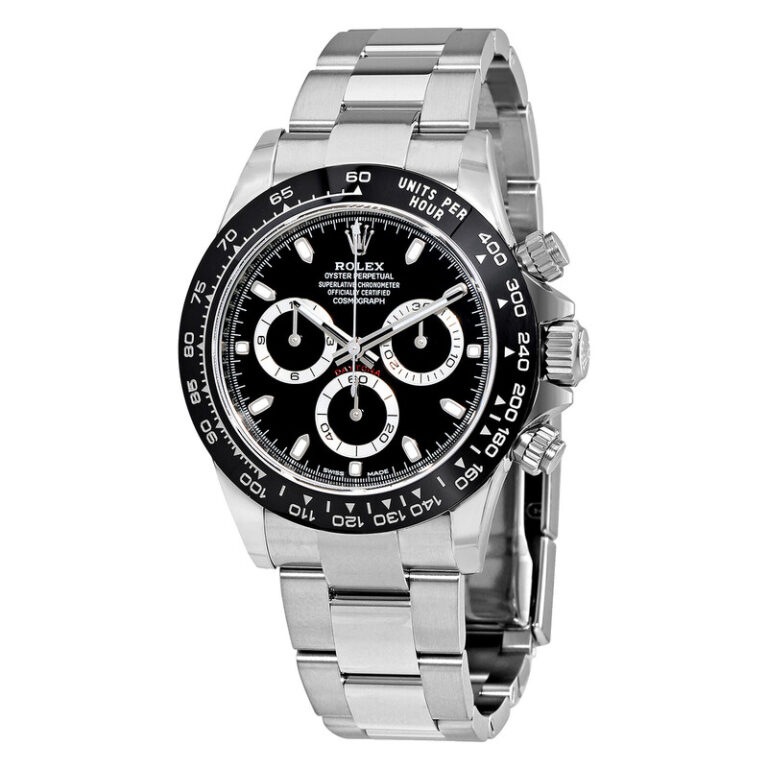 Cosmograph Daytona Black Dial Oyster Men's Watch 116500BKSO