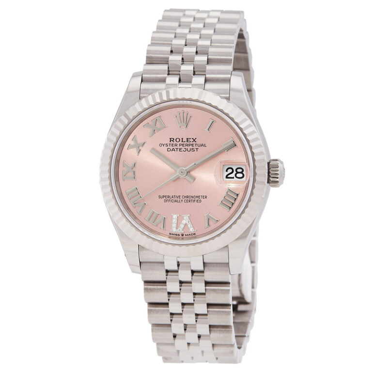 Datejust 31 Automatic Diamond Pink Dial Ladies Watch