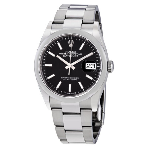 Datejust 36 Automatic Black Dial Men's Oyster Watch 126200BKSO