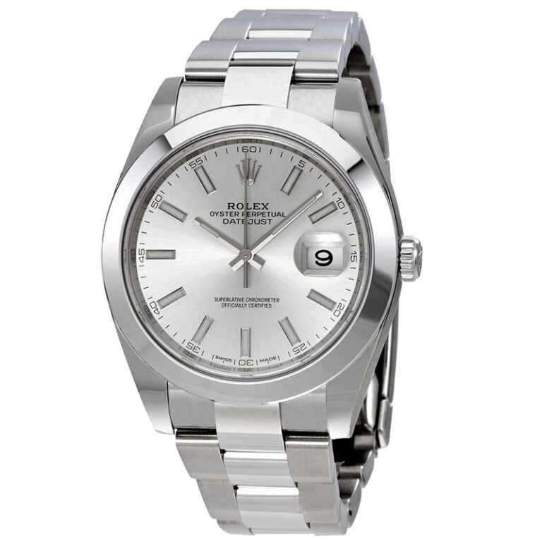 Datejust 41 Silver Dial Stainless Steel Automatic Men's Watch 126300SSO