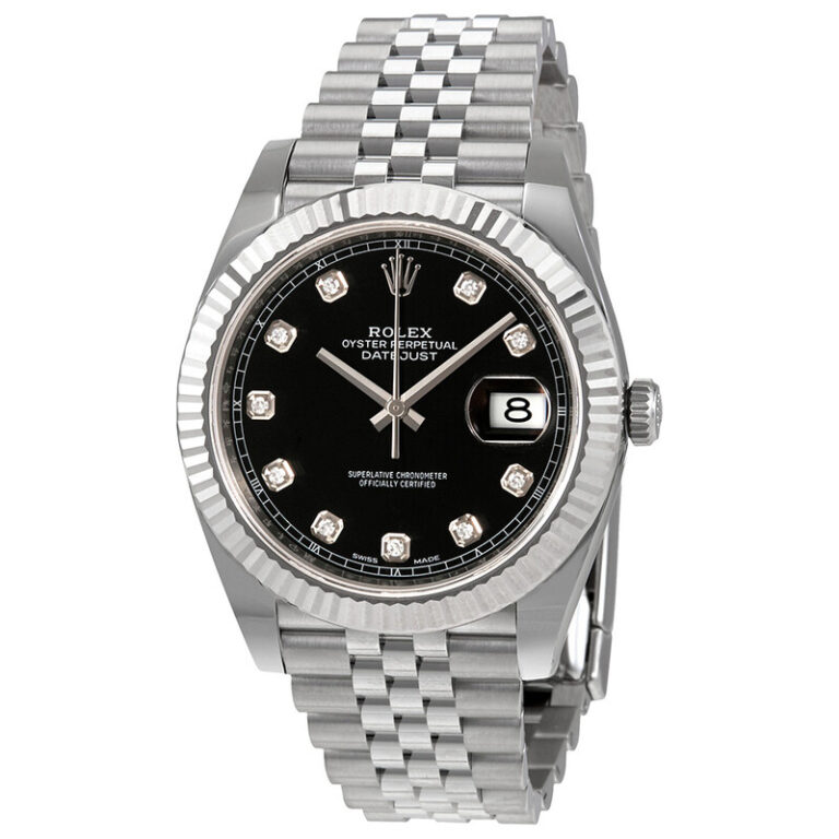 Datejust Black Diamond Dial Automatic Men's Jubilee Watch 126334BKDJ