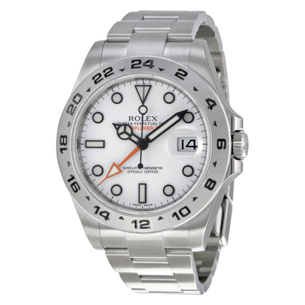 Explorer II White Dial Stainless Steel Oyster Bracelet Automatic Men's Watch 216570WSO