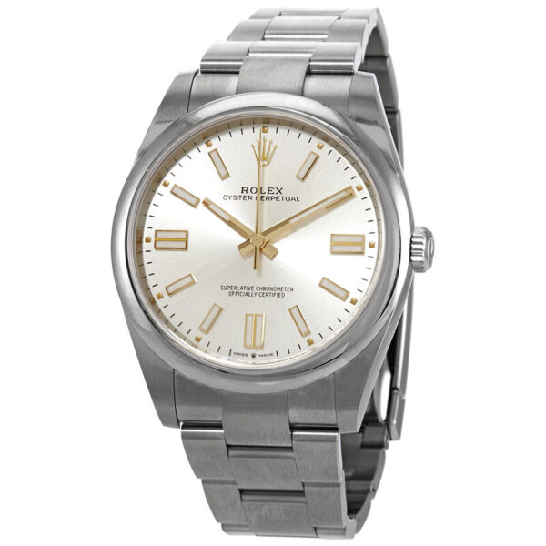 Oyster Perpetual 41 Automatic Silver Dial Men's Watch 124300SSO