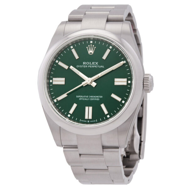Oyster Perpetual 41mm Automatic Chronometer Green Dial Men's Watch M134300-0004
