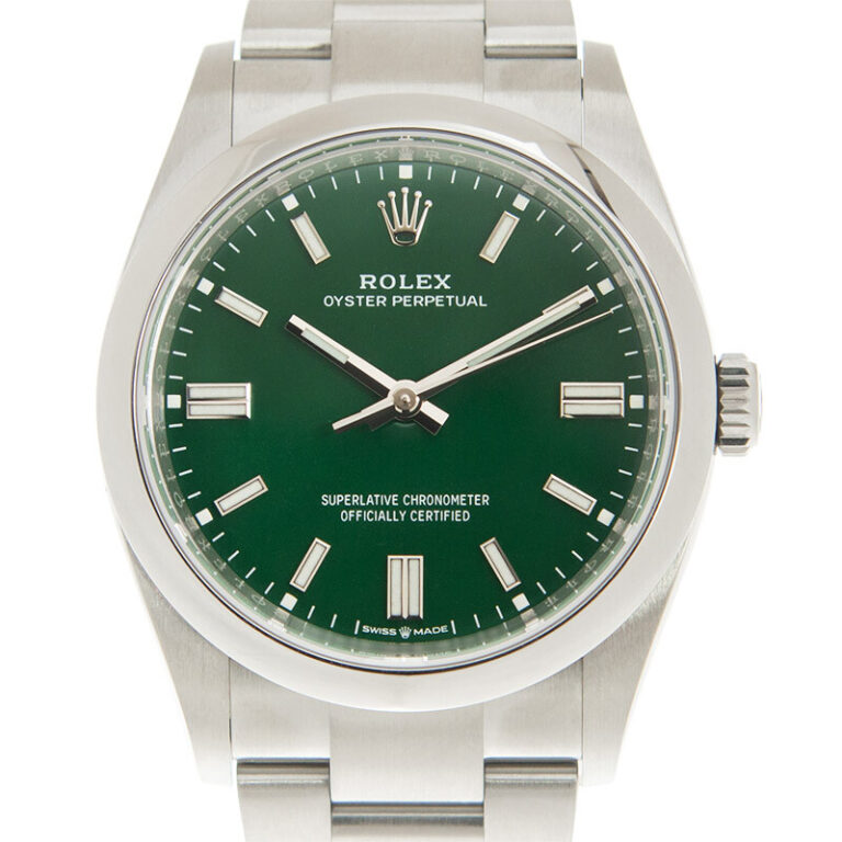 Oyster Perpetual Automatic Chronometer Green Dial Men's Watch 126000GNSO