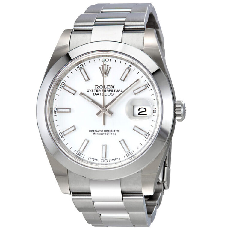 Oyster Perpetual Datejust White Dial Automatic Men's Watch 126300WSO