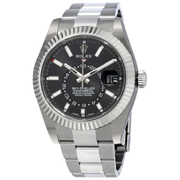 Sky-Dweller Black Dial Automatic Men's Oyster Watch 326934BKSO