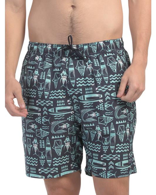 SALT LIFE Tiki Super Stretch Swim Trunks