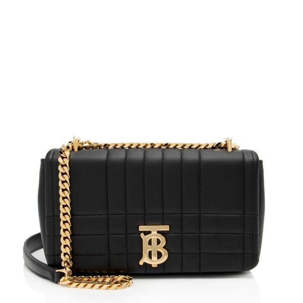 quilted lambskin tb lola chain small crossbody