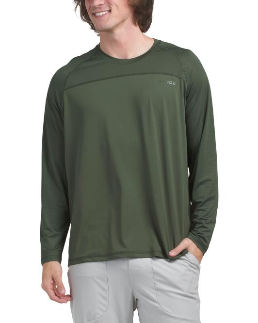 SPYDER Waffle Textured Panelled Long Sleeve Rashguard