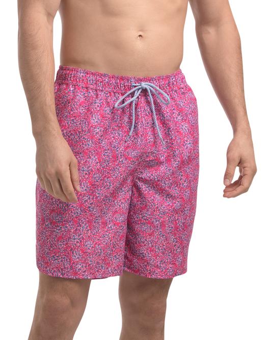 TAILORBYRD Abstract Swim Shorts With Comfort Liner