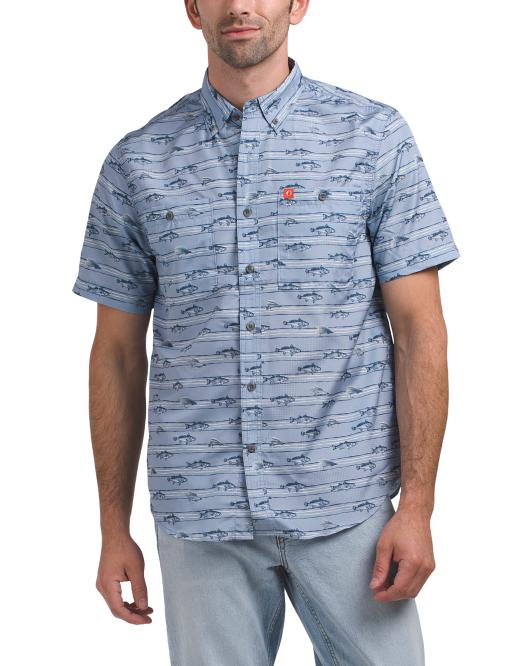 THE AMERICAN OUTDOORSMAN Printed Guide Quick Dry Shirt