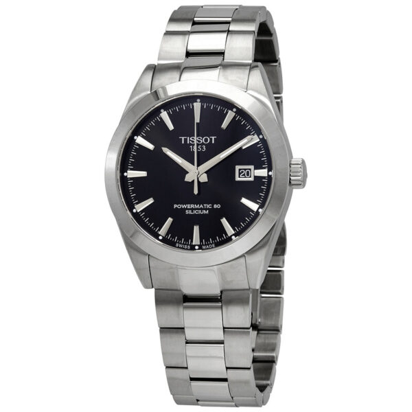 Gentleman Powermatic 80 Automatic Black Dial Watch