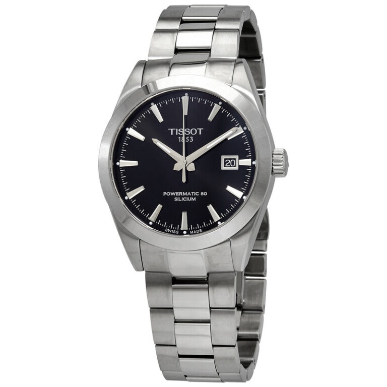 Gentleman Powermatic 80 Automatic Black Dial Watch