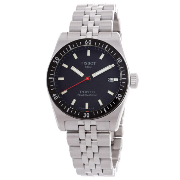 PR516 Powermatic 80 Automatic Black Dial Men's Watch