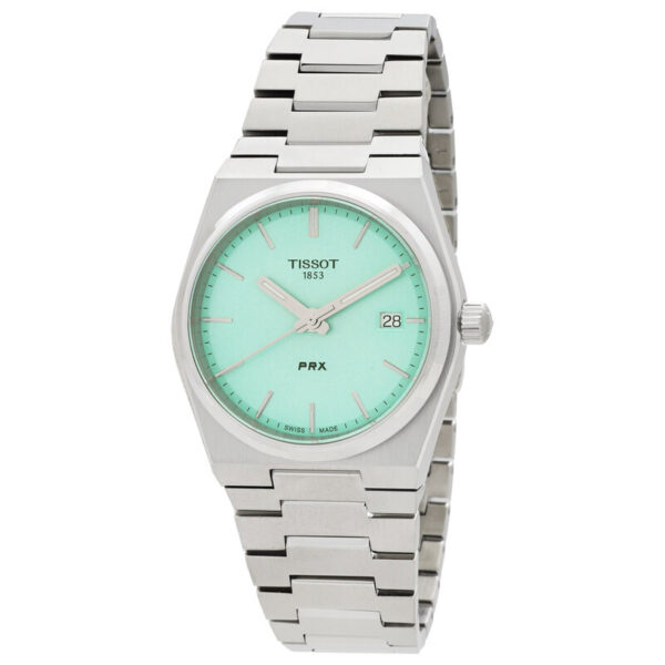 PRX Quartz Light Green 35mm Dial Ladies Watch T1372101109100
