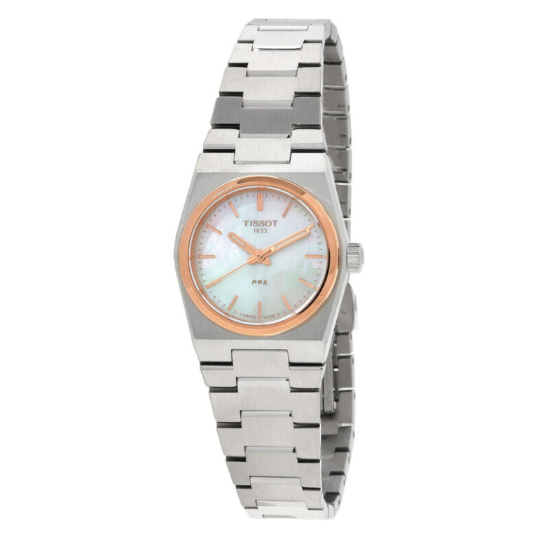PRX Quartz White Mother of Pearl Dial Ladies Watch T1370102111100