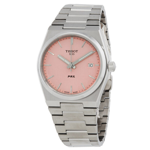 T-Classic Quartz Pink Dial Ladies Watch T1372101133100