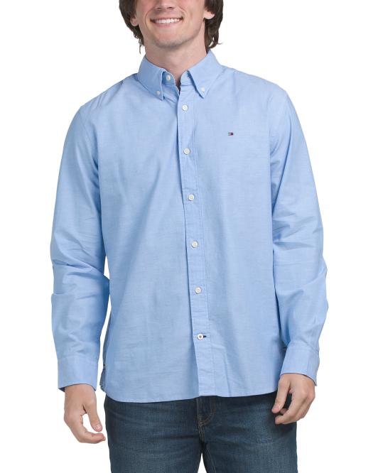 TOMMY HILFIGER Stretch Og Oxford Long Sleeve Shirt