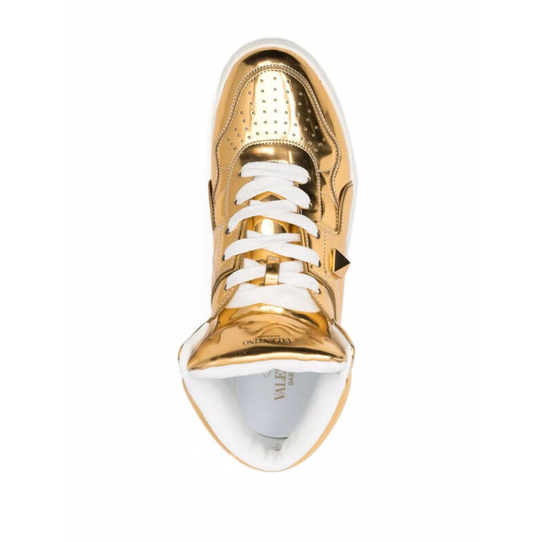 Men's Gold Tone Sneakers