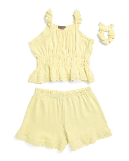 VINCE CAMUTO Big Girls 2pc Ruffle Set