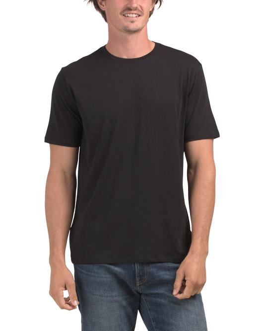 VINCE Pima Cotton Crew Neck Tee