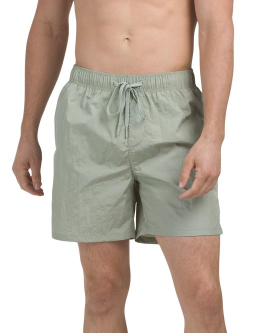 VINTAGE SUMMER Stretch Swim Trunks