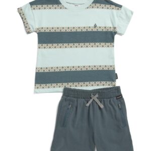 VOLCOM Toddler Boys 2pc Shirt And Knit Shorts Set