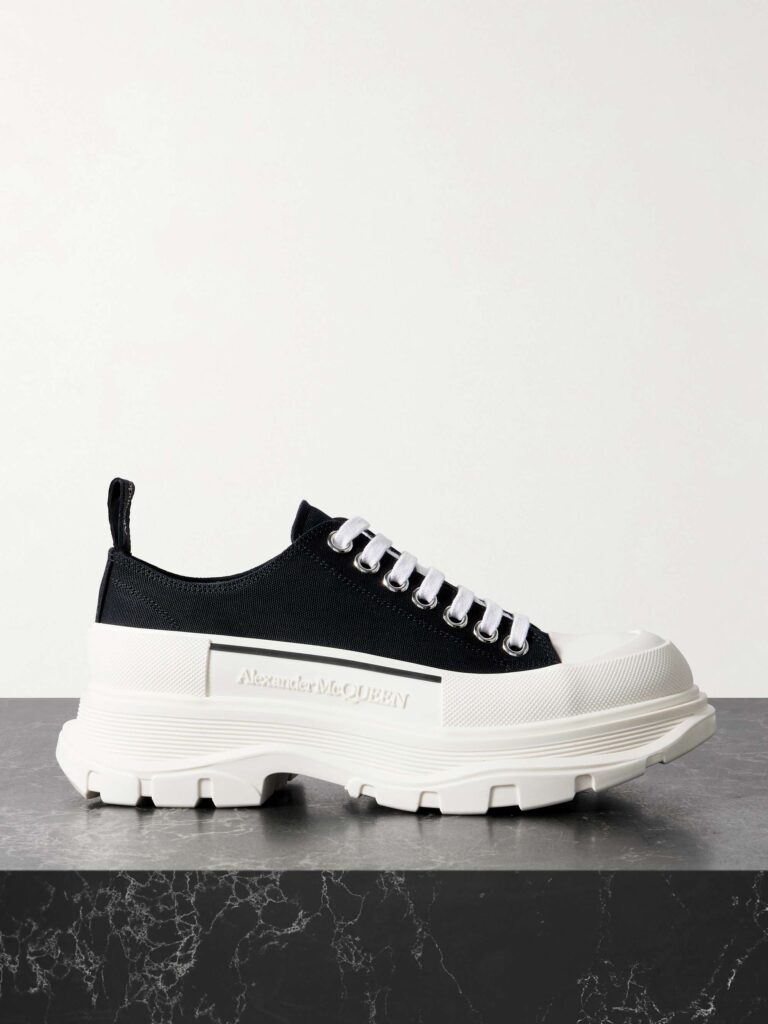 Tread Slick canvas exaggerated-sole sneakers