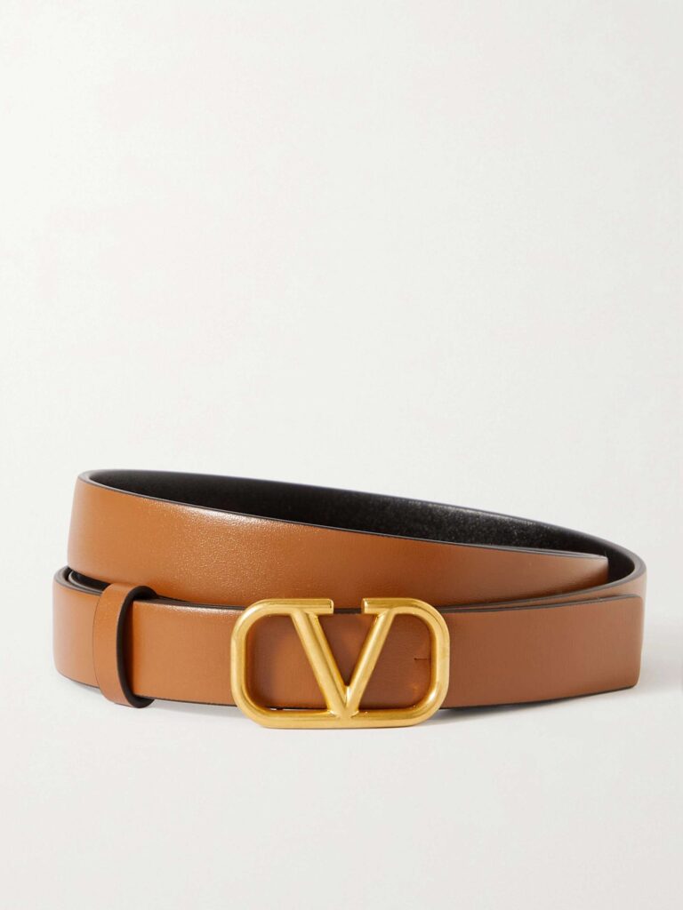 VLOGO reversible leather belt