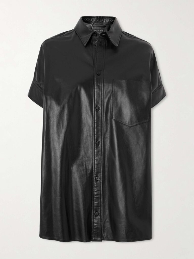 Leather shirt