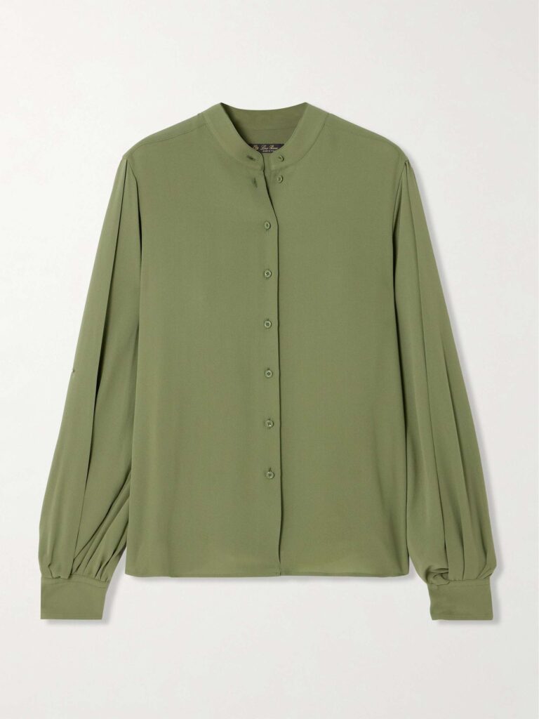 Sheryl silk-crepe blouse