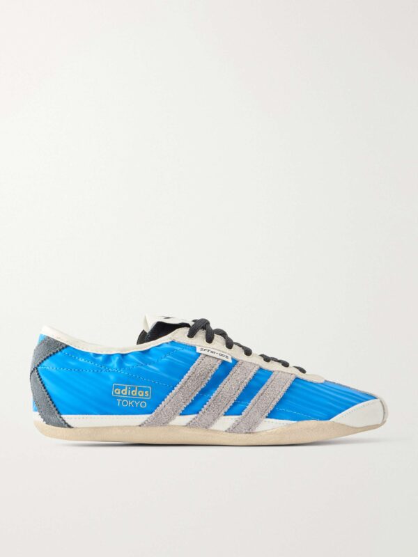 + Song for the Mute Tokyo W suede-trimmed shell sneakers