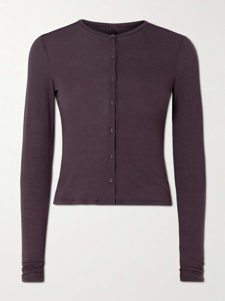 Sheer Modal-Blend Cardigan - Phoenix
