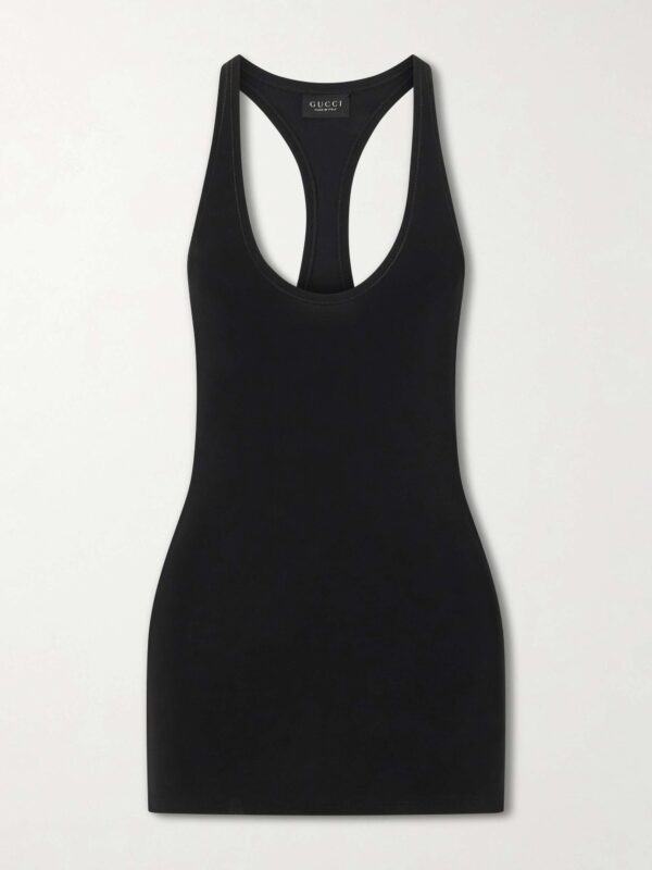 Crepe jersey mini dress