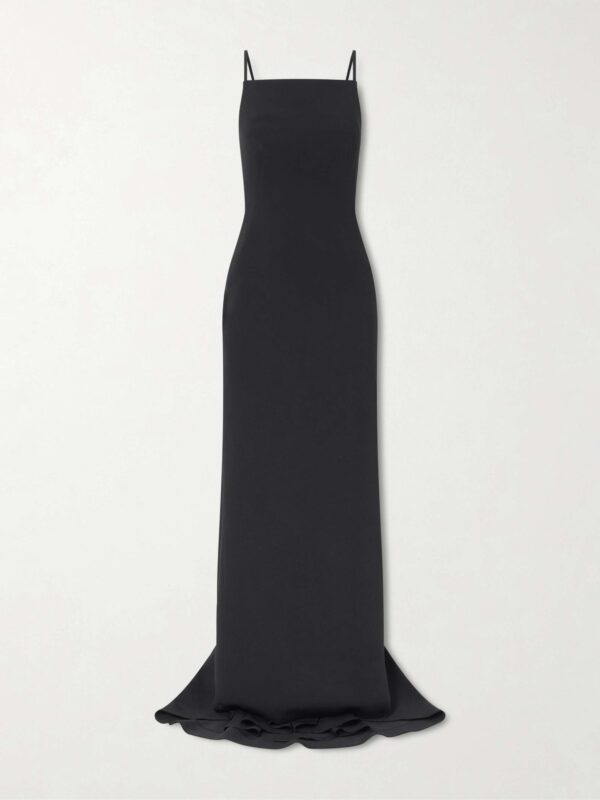 Crepe-cady gown