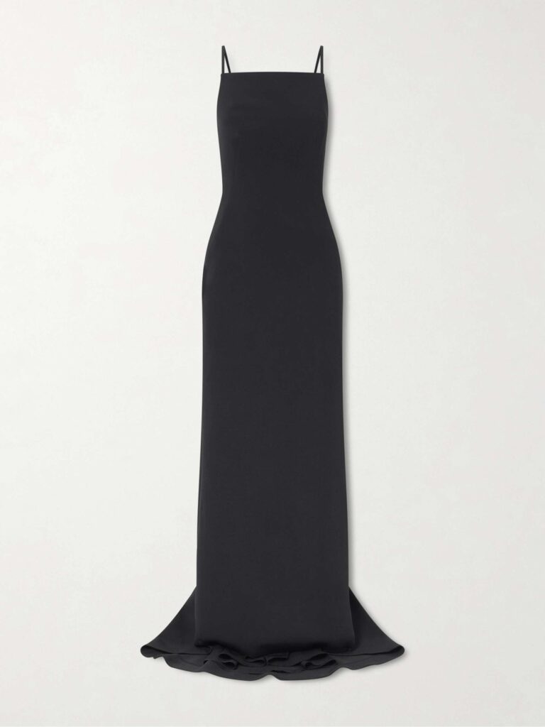 Crepe-cady gown