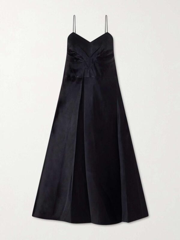 Fia satin midi dress