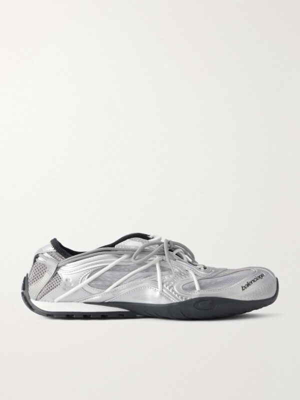 Radar rubber-trimmed slip-on sneakers